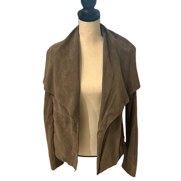 Vince Suede Gray Jacket Medium - Picture 9 of 10